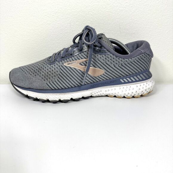 Brooks Shoes - Brooks Womens Adrenaline GTS 20 1202961B073 Gray Running Shoes Sneakers Size 7 B